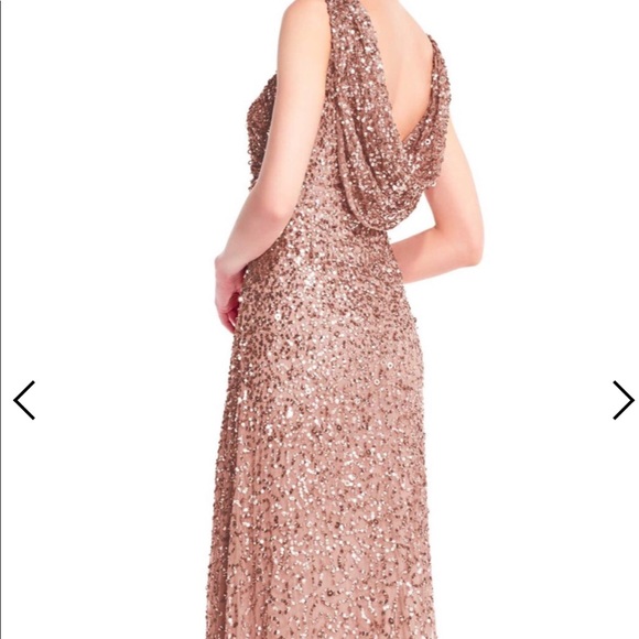 Silver woman’s formal dress size 16 - Picture 7 of 8